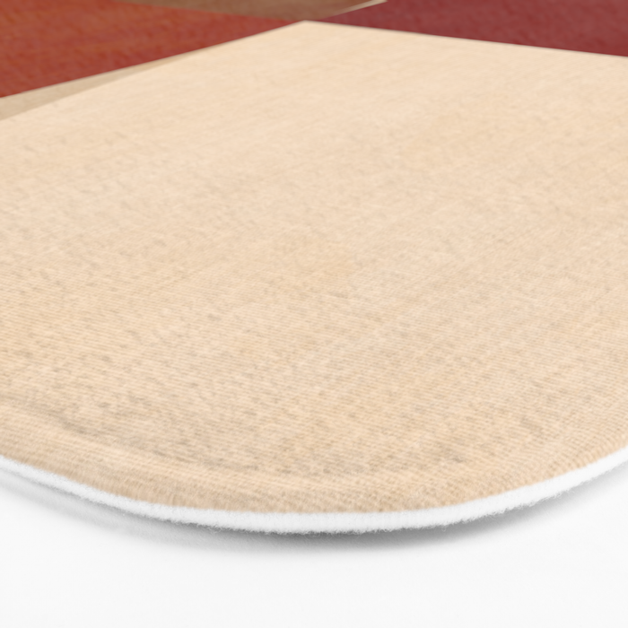 abstract retro shapes earthy 10 Bath Mat Gallery Image 3