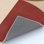 abstract retro shapes earthy 10 Rug Gallery Image 4
