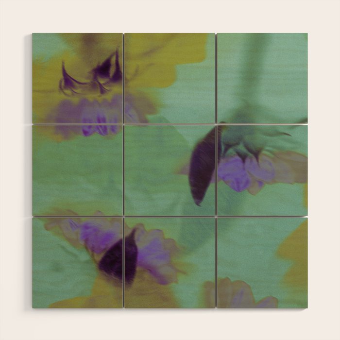 Digital Bloom #2 Wood Wall Art Gallery Image 1