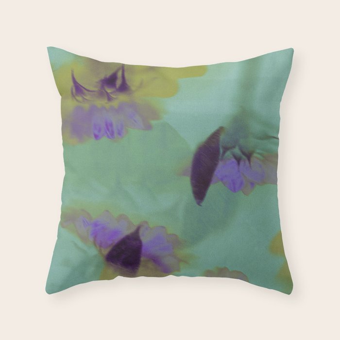 Digital Bloom #2 Throw Pillow Gallery Image 6