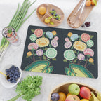 Minhwa(Korean traditional/folk art): Peony Flowers and Rock Cutting Board Gallery Image 2