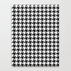 Monochrome Black & White Houndstooth Notebook Gallery Image 4