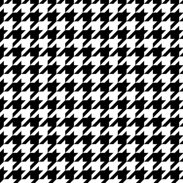 Monochrome Black & White Houndstooth Coffee Mug Gallery Image 2