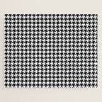 Monochrome Black & White Houndstooth Jigsaw Puzzle Gallery Image 1