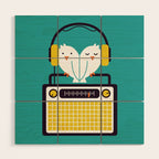 Radio Mode Love Wood Wall Art Gallery Image 1