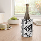 Tribal black and white Wine Chiller Gallery Image 4