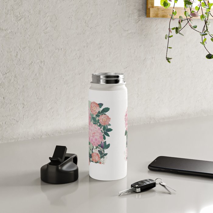 Summer Garden Window Water Bottle Gallery Image 4