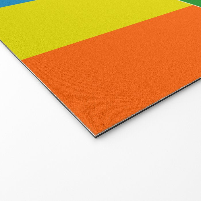 Modtastic Palm Springs Colorful Mid Century Modern Abstract Geometric Welcome Mat Gallery Image 2