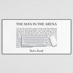 The Man In The Arena Desk Mat Gallery Image 1