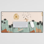Sun sea and surf Desk Mat Gallery Image 1