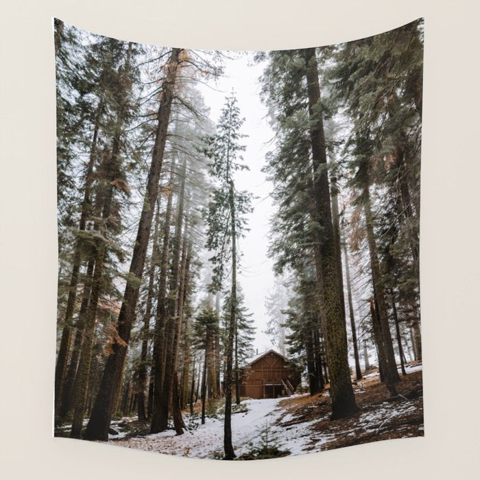 Cabin in the Woods Wall Tapestry