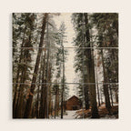 Cabin in the Woods Wood Wall Art Gallery Image 1