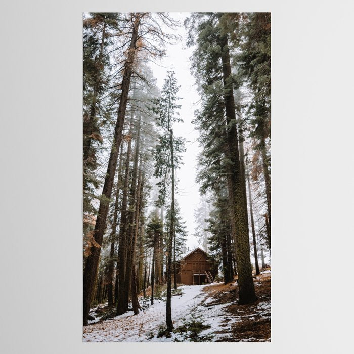 Cabin in the Woods Tablecloth Gallery Image 2
