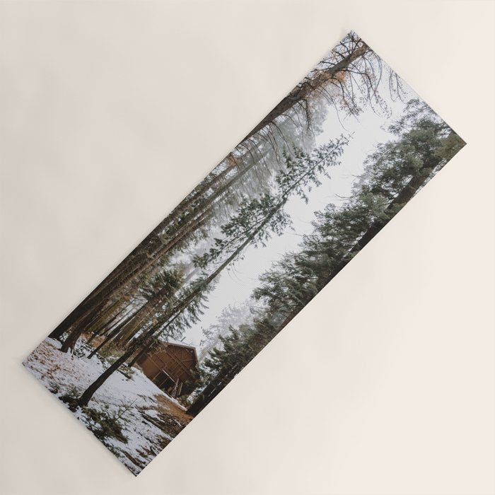 Cabin in the Woods Yoga Mat Gallery Image 1