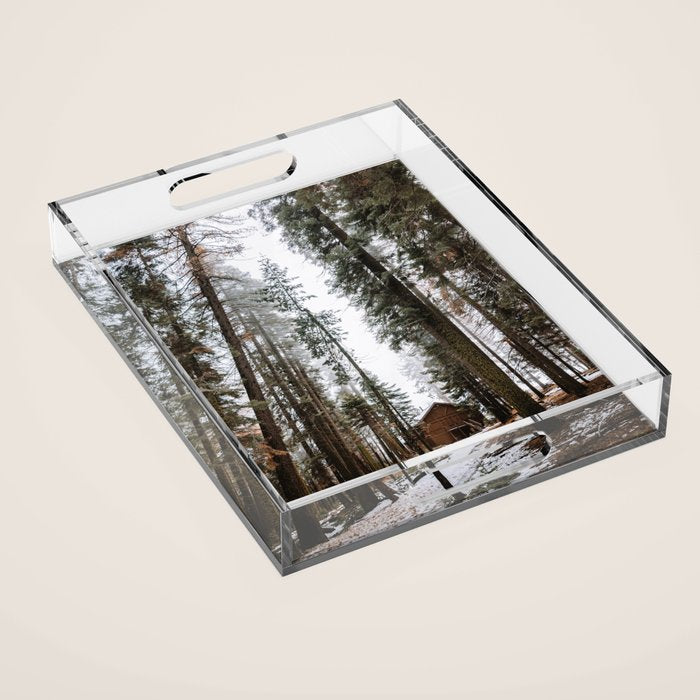 Cabin in the Woods Acrylic Tray Gallery Image 1