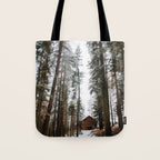 Cabin in the Woods Tote Bag Gallery Image 1