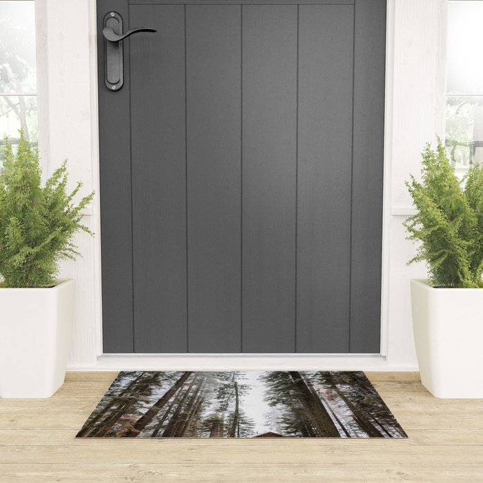 Cabin in the Woods Welcome Mat Gallery Image 3