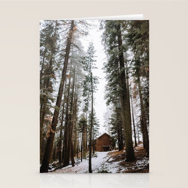 Cabin in the Woods Stationery Card Gallery Image 2