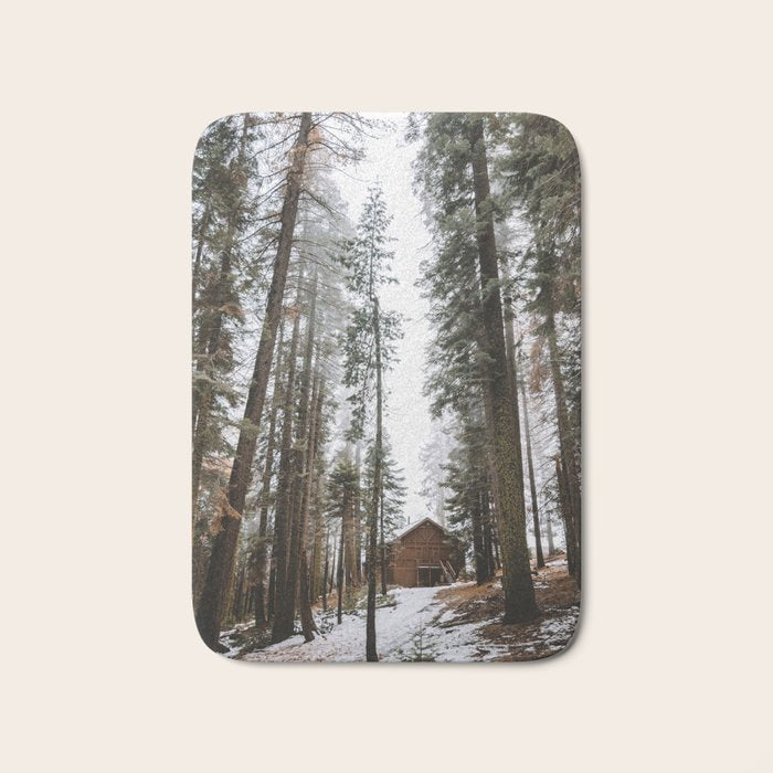 Cabin in the Woods Bath Mat Gallery Image 1