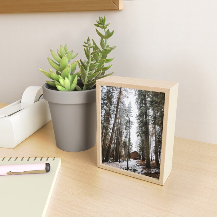 Cabin in the Woods Mini Art Print Gallery Image 2