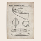 Canoe Patent - Kayak Art - Antique Poster Gallery Image 4