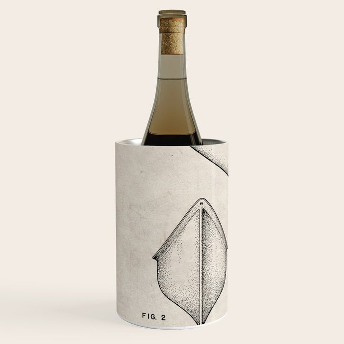 Canoe Patent - Kayak Art - Antique Wine Chiller Gallery Image 2