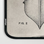 Canoe Patent - Kayak Art - Antique Laptop Sleeve Gallery Image 3
