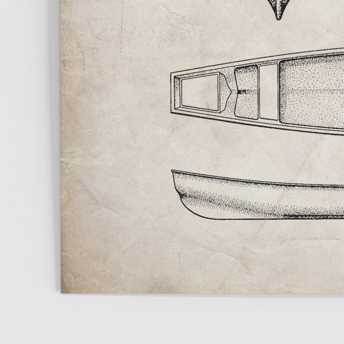 Canoe Patent - Kayak Art - Antique Poster Gallery Image 3