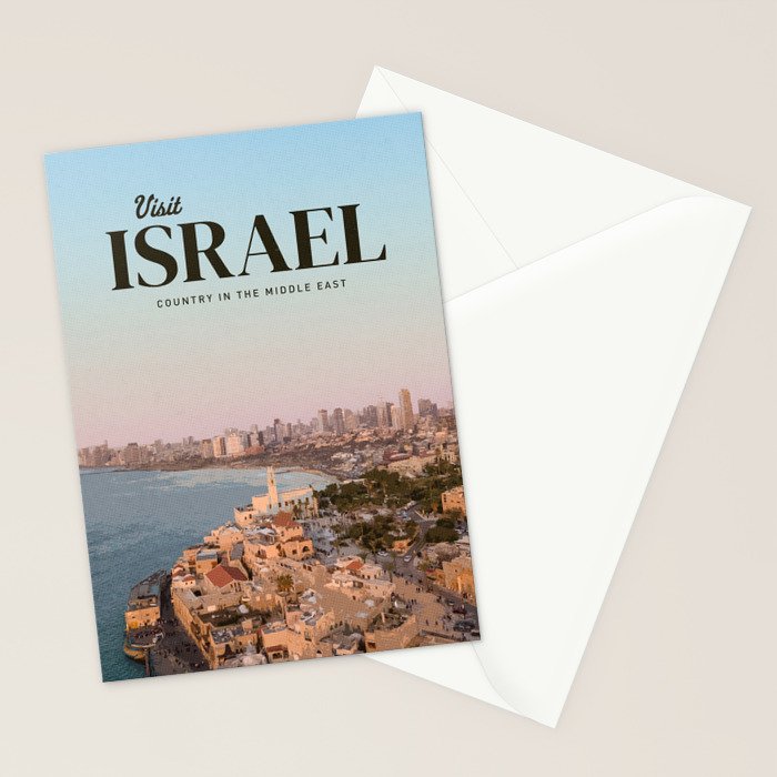 Visit Israel  Stationery Card Gallery Image 2
