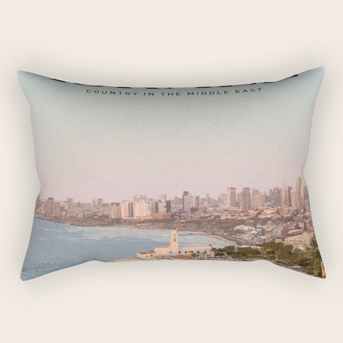 Visit Israel  Rectangular Pillow Gallery Image 1