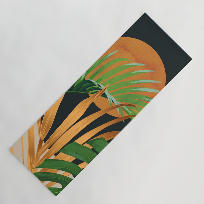 Tropical Night Garden 2 Yoga Mat Gallery Image 1