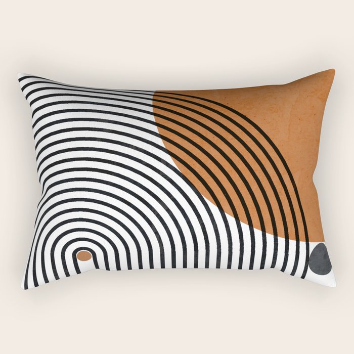 Modern Mid Century Rectangular Pillow Gallery Image 1