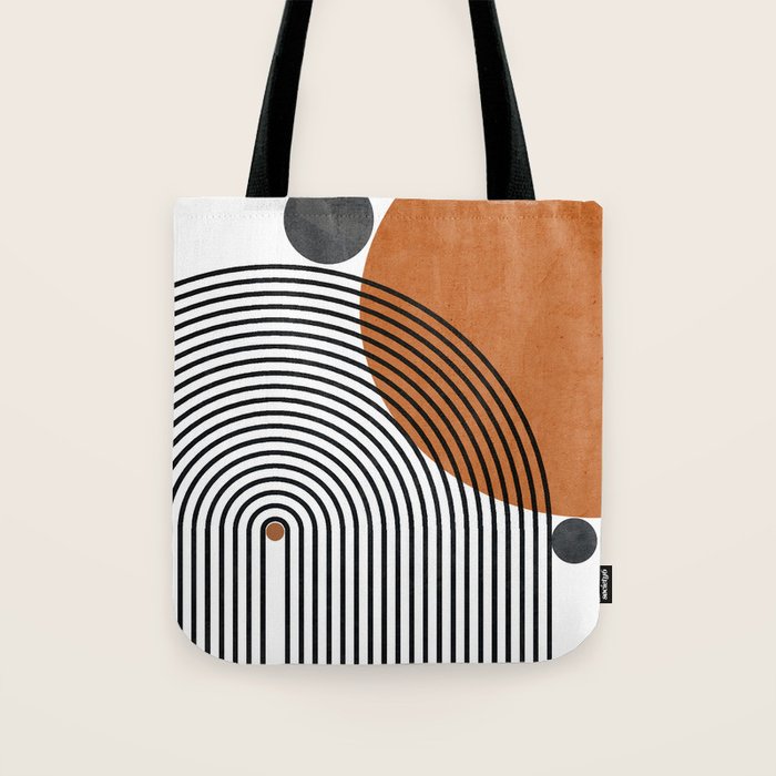 Modern Mid Century Tote Bag Gallery Image 1