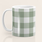 Sage Checkered Theme Coffee Mug Gallery Image 3