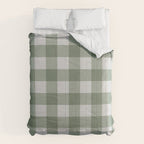 Sage Checkered Theme Comforter Gallery Image 6