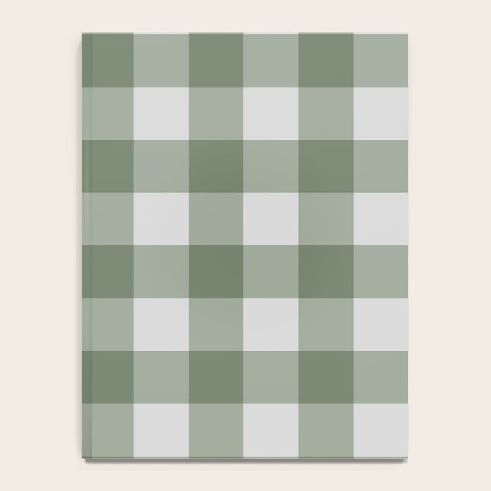 Sage Checkered Theme Notebook Gallery Image 4