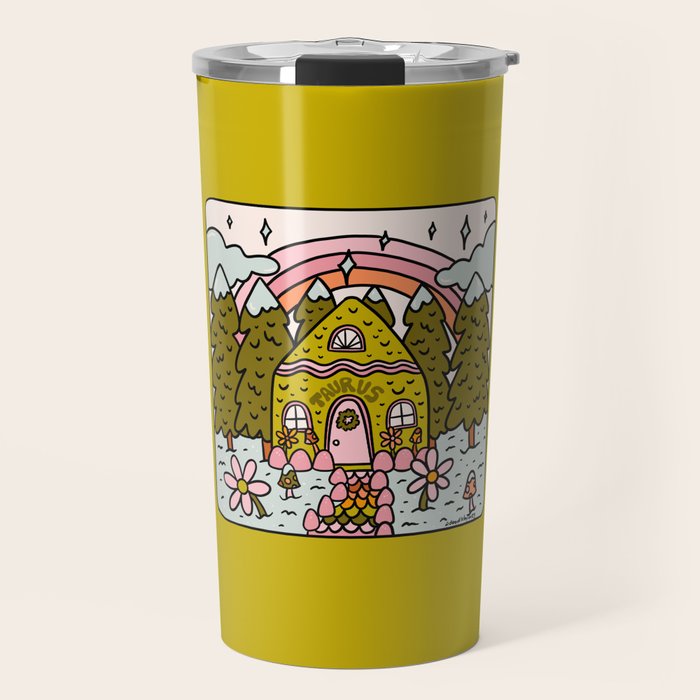 Taurus Gingerbread House Travel Mug Gallery Image 1