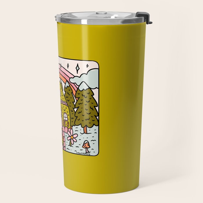 Taurus Gingerbread House Travel Mug Gallery Image 2