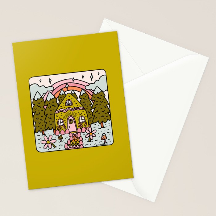 Taurus Gingerbread House Stationery Card Gallery Image 2