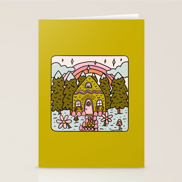 Taurus Gingerbread House Stationery Card Gallery Image 2