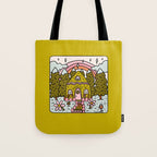 Taurus Gingerbread House Tote Bag Gallery Image 1