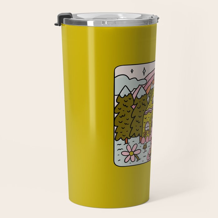 Taurus Gingerbread House Travel Mug Gallery Image 3