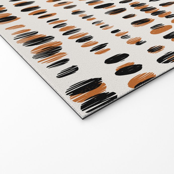 Black Forest dots light Welcome Mat Gallery Image 2