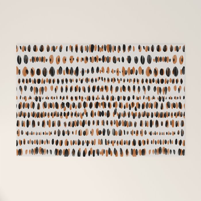Black Forest dots light Welcome Mat Gallery Image 1
