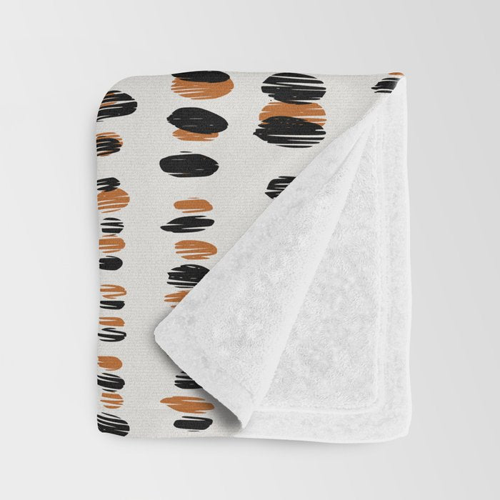 Black Forest dots light Throw Blanket Gallery Image 3