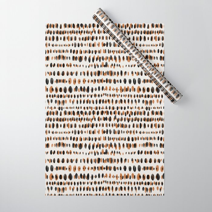 Black Forest dots light Wrapping Paper Gallery Image 1