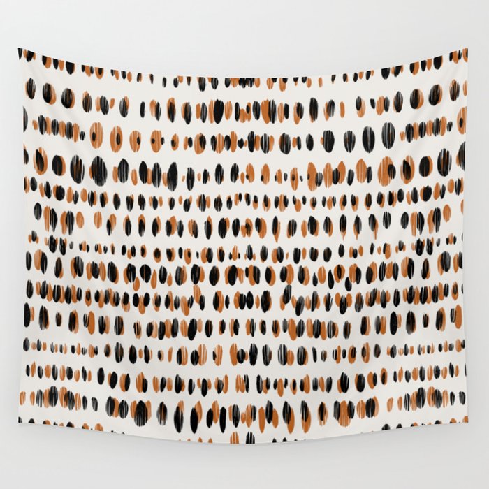Black Forest dots light Wall Tapestry Gallery Image 1