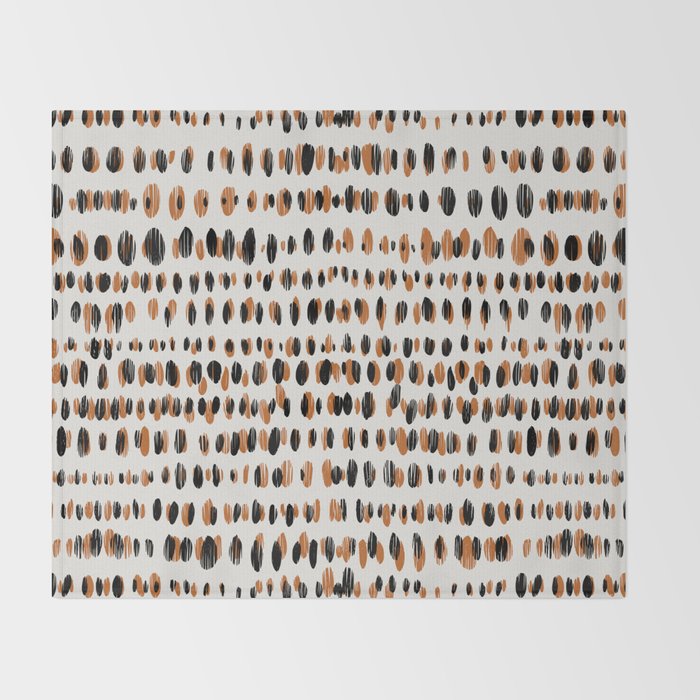 Black Forest dots light Throw Blanket Gallery Image 2