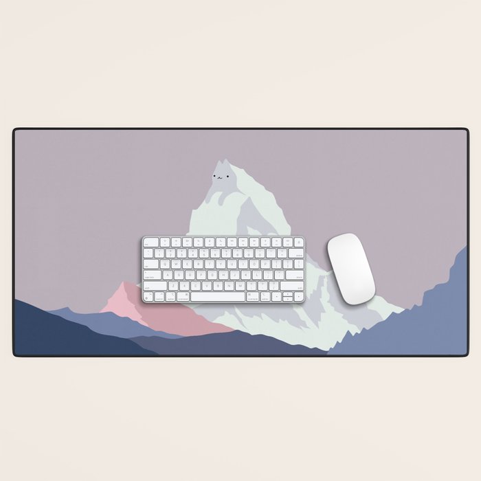 Purrspective on Matterhorn Desk Mat Gallery Image 1