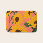 Sunflowers 15 Bath Mat Gallery Image 1